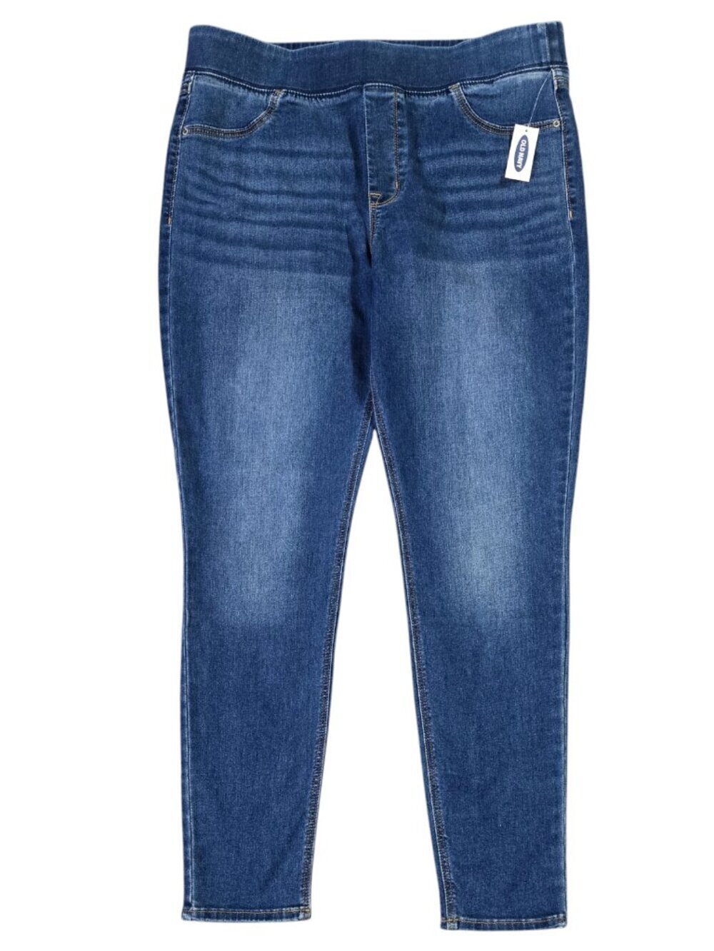 Old Navy NWT Woodland Blue Mid Rise Rockstar Super Skinny Jeggings 219841